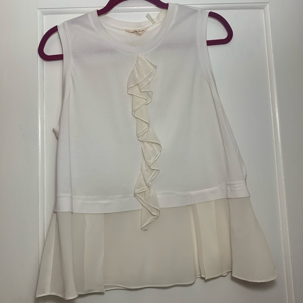 Rebecca Taylor ruffle peplum top